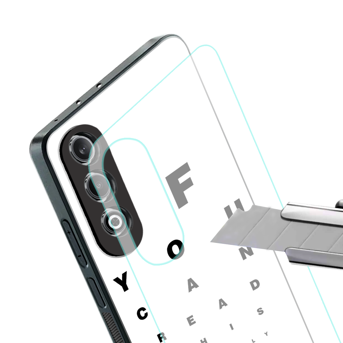 nude request back phone cover | glass case for oneplus nord ce 4