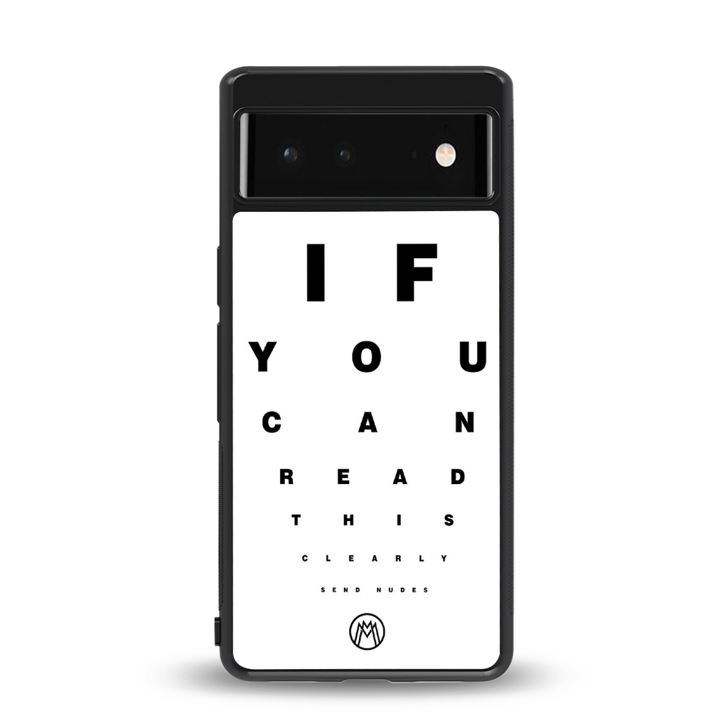 nude request back phone cover | glass case for google pixel 6