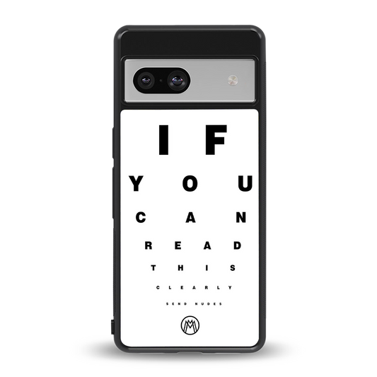 nude request back phone cover | glass case for Google Pixel 7