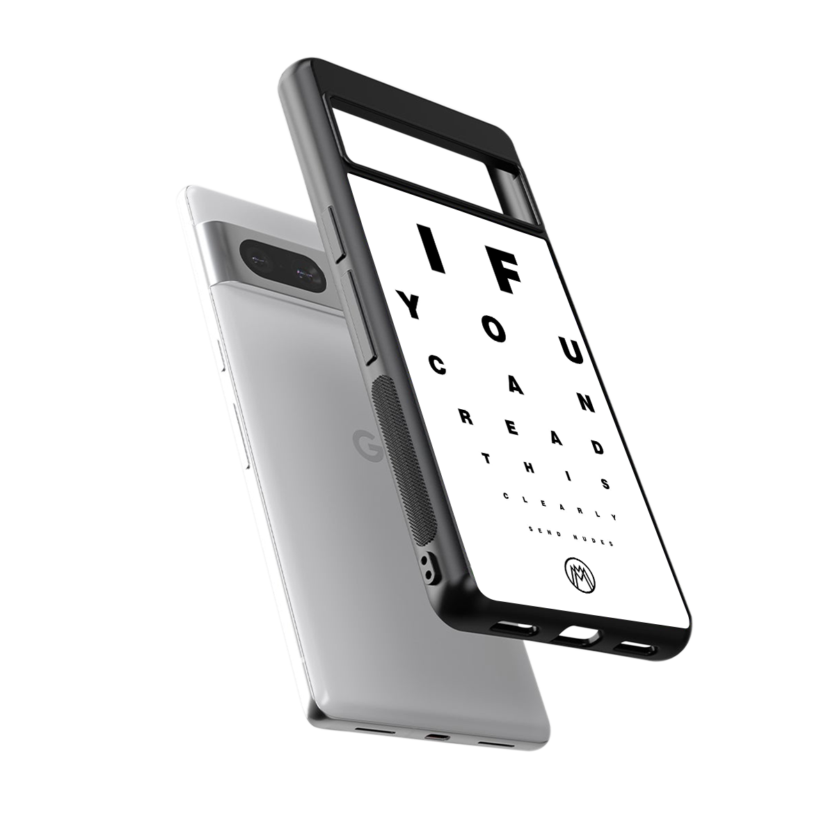nude request back phone cover | glass case for Google Pixel 7