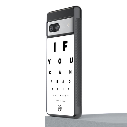 nude request back phone cover | glass case for Google Pixel 7A