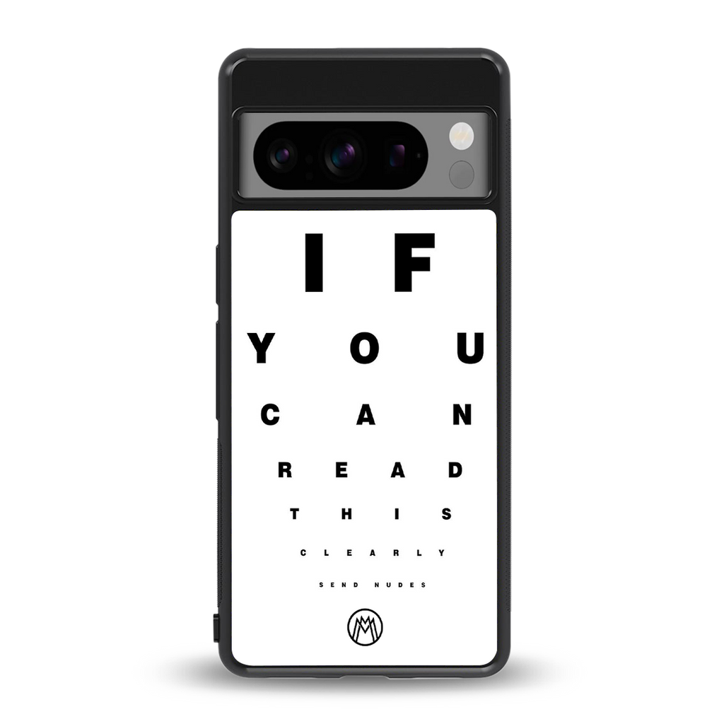 nude request back phone cover | glass case for google pixel 8 pro