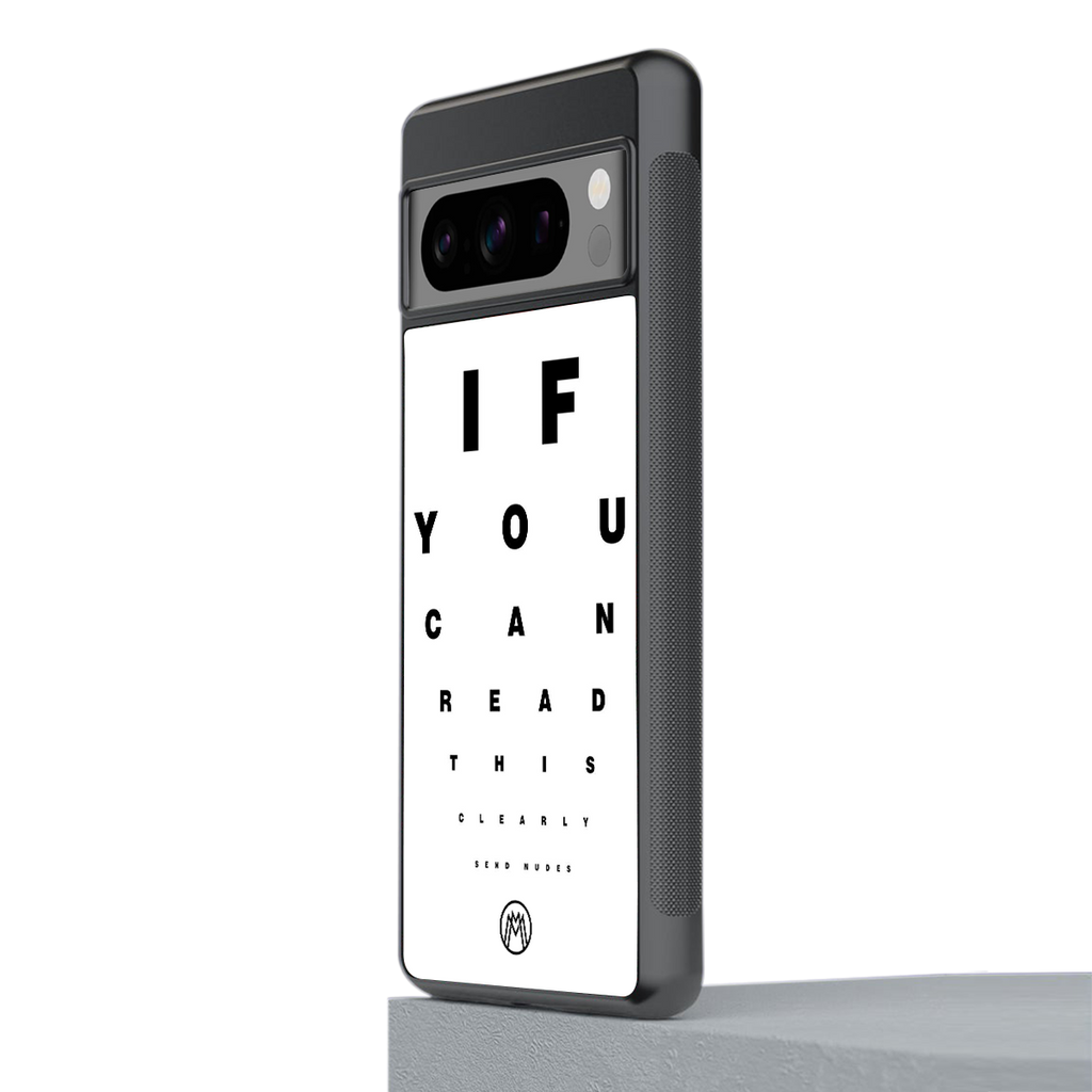 nude request back phone cover | glass case for google pixel 8 pro