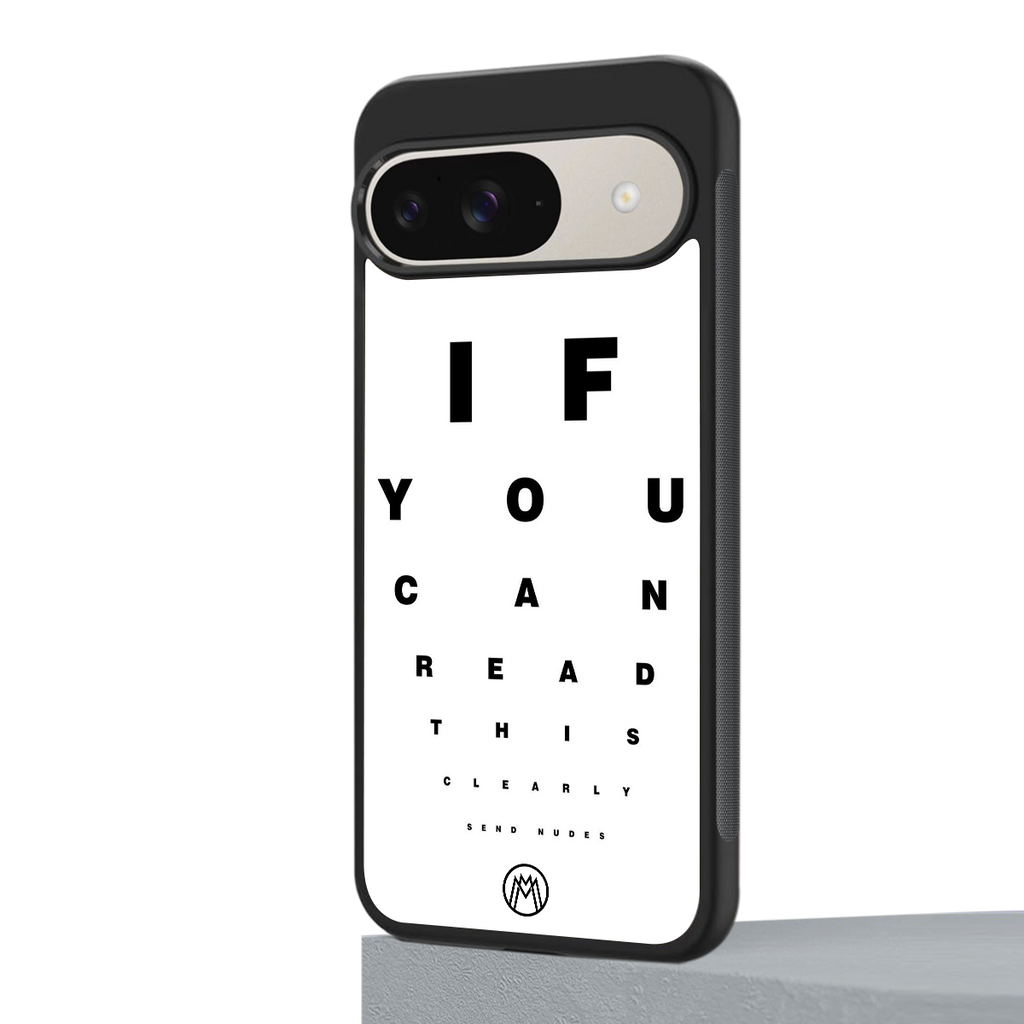 nude request back phone cover | glass case for google pixel 9