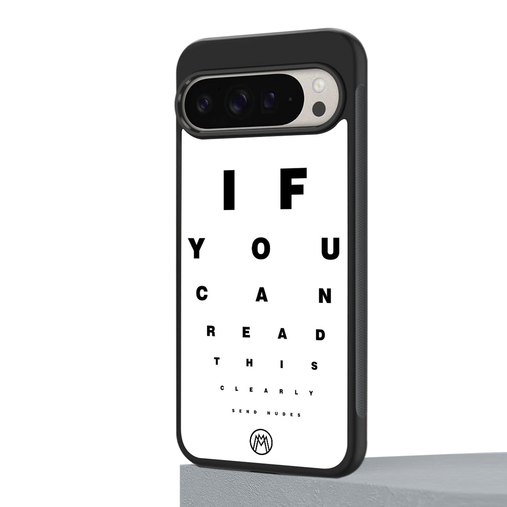 nude request back phone cover | glass case for google pixel 9 pro xl