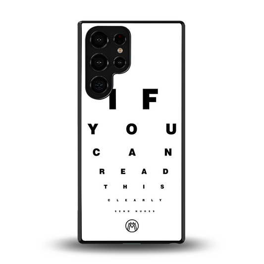 nude request back phone cover | glass case for samsung galaxy s25 ultra