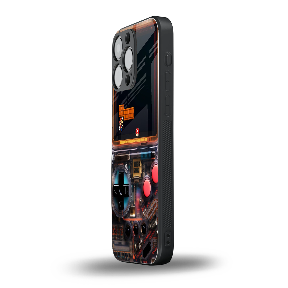 og gameboy back phone cover | glass case for iphone 13 pro max