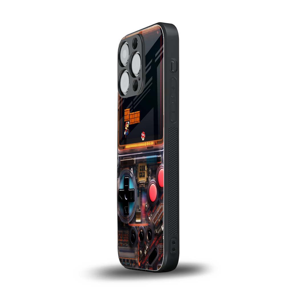 og gameboy back phone cover | glass case for iphone 13 pro