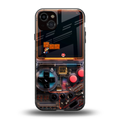 og gameboy back phone cover | glass case for iphone 14 plus