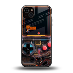 og gameboy back phone cover | glass case for iphone 14 plus