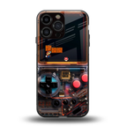 og gameboy back phone cover | glass case for iphone 15 pro max