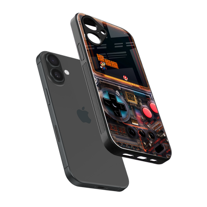 og gameboy back phone cover | glass case for iphone 16