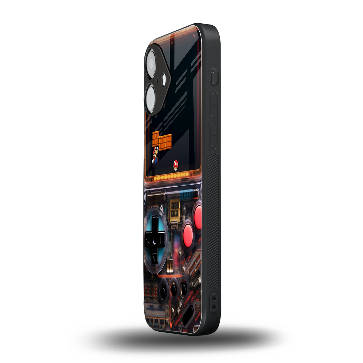 og gameboy back phone cover | glass case for iphone 16