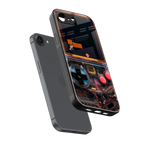 og gameboy back phone cover | glass case for iphone 16e