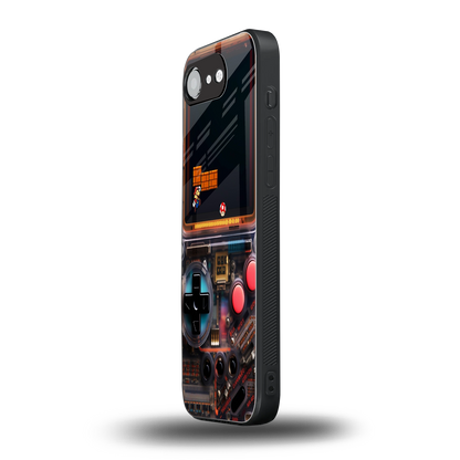 og gameboy back phone cover | glass case for iphone 16e
