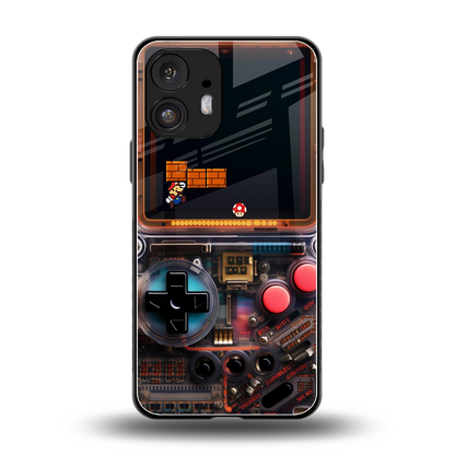 og gameboy back phone cover | glass case for nothing phone 2