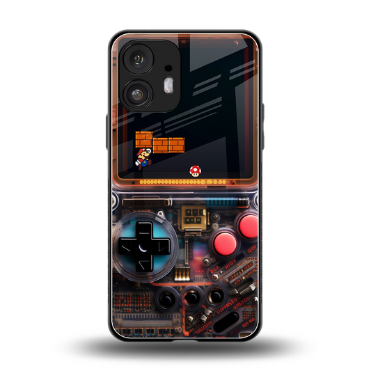 og gameboy back phone cover | glass case for nothing phone 2