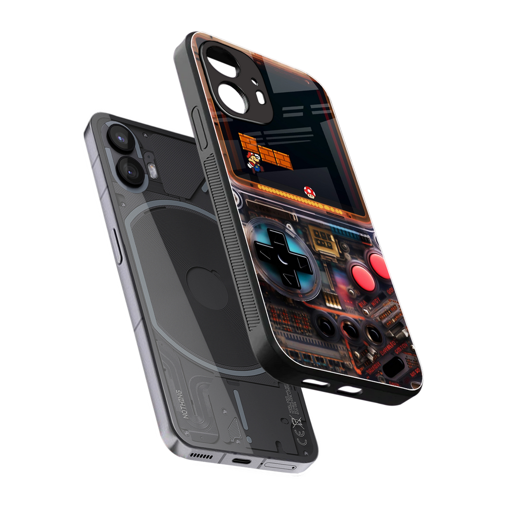 og gameboy back phone cover | glass case for nothing phone 2