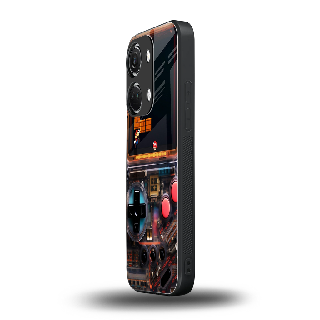 og gameboy back phone cover | glass case for oneplus nord 3
