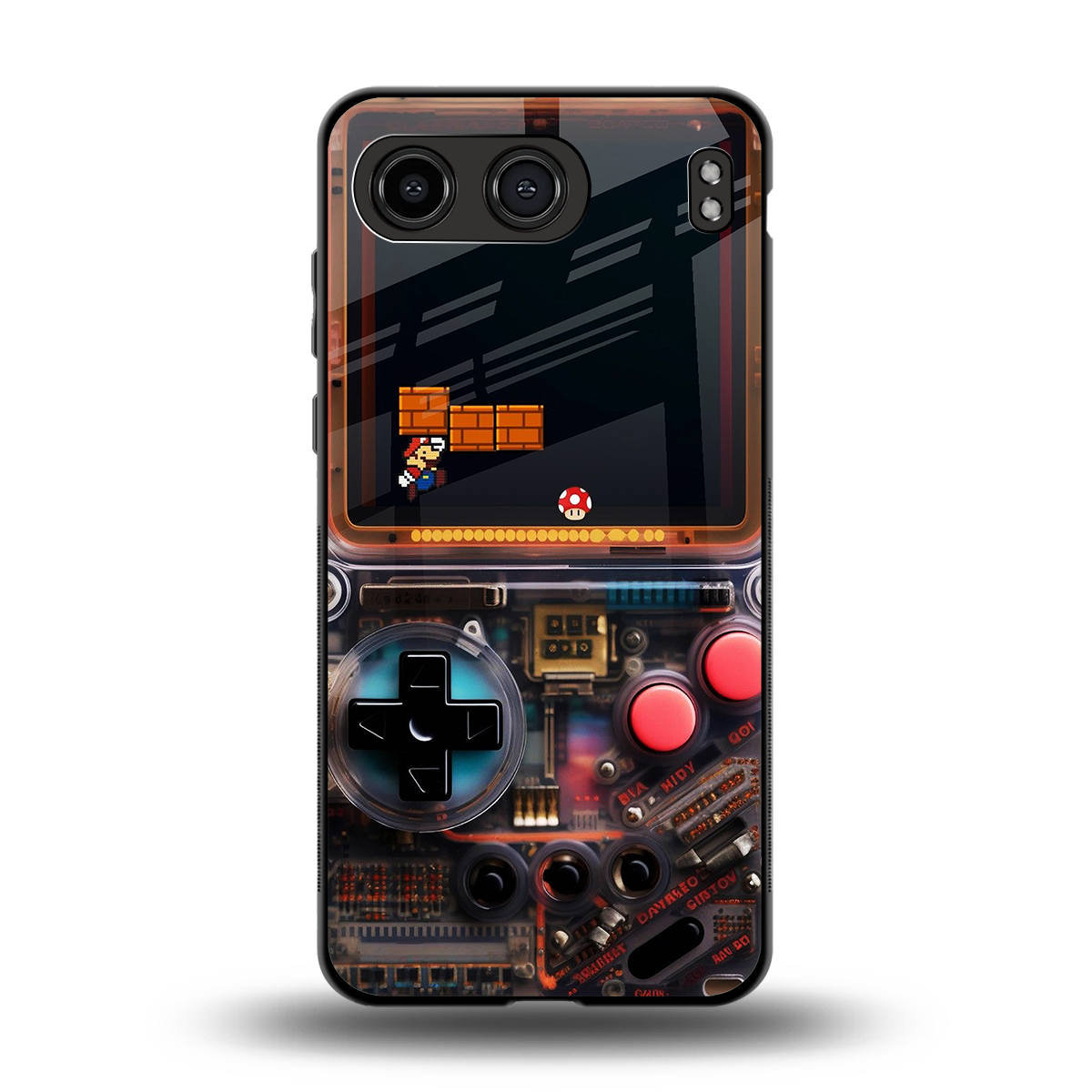 og gameboy back phone cover | glass case for oneplus nord 4