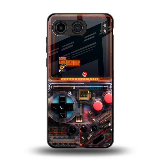 og gameboy back phone cover | glass case for oneplus nord 4