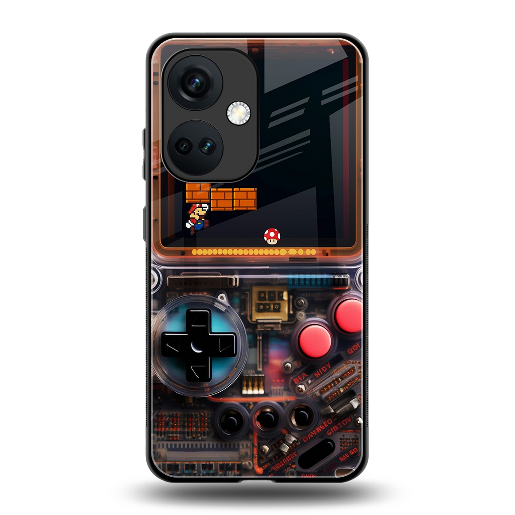 og gameboy back phone cover | glass case for oneplus nord ce 3