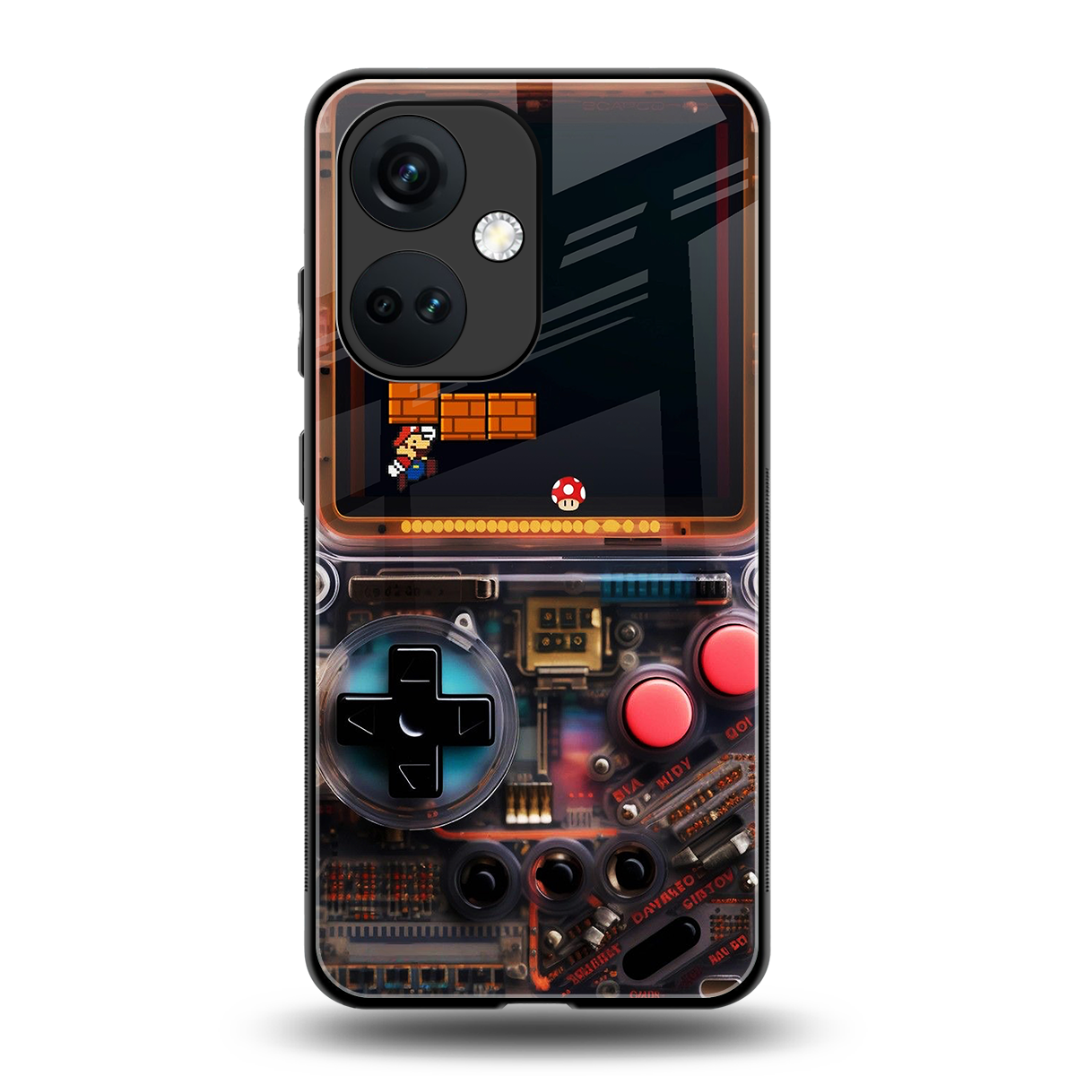 og gameboy back phone cover | glass case for oneplus nord ce 3