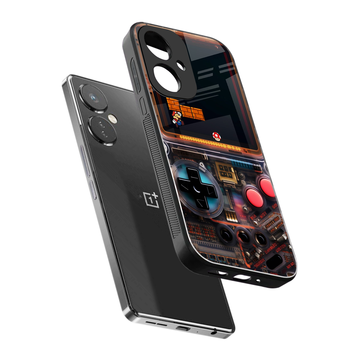 og gameboy back phone cover | glass case for oneplus nord ce 3