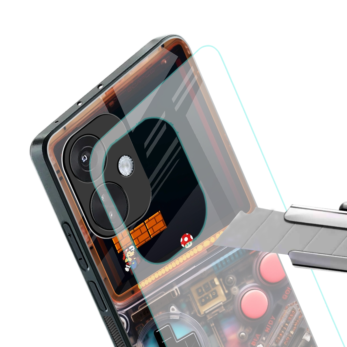 og gameboy back phone cover | glass case for oneplus nord ce 3
