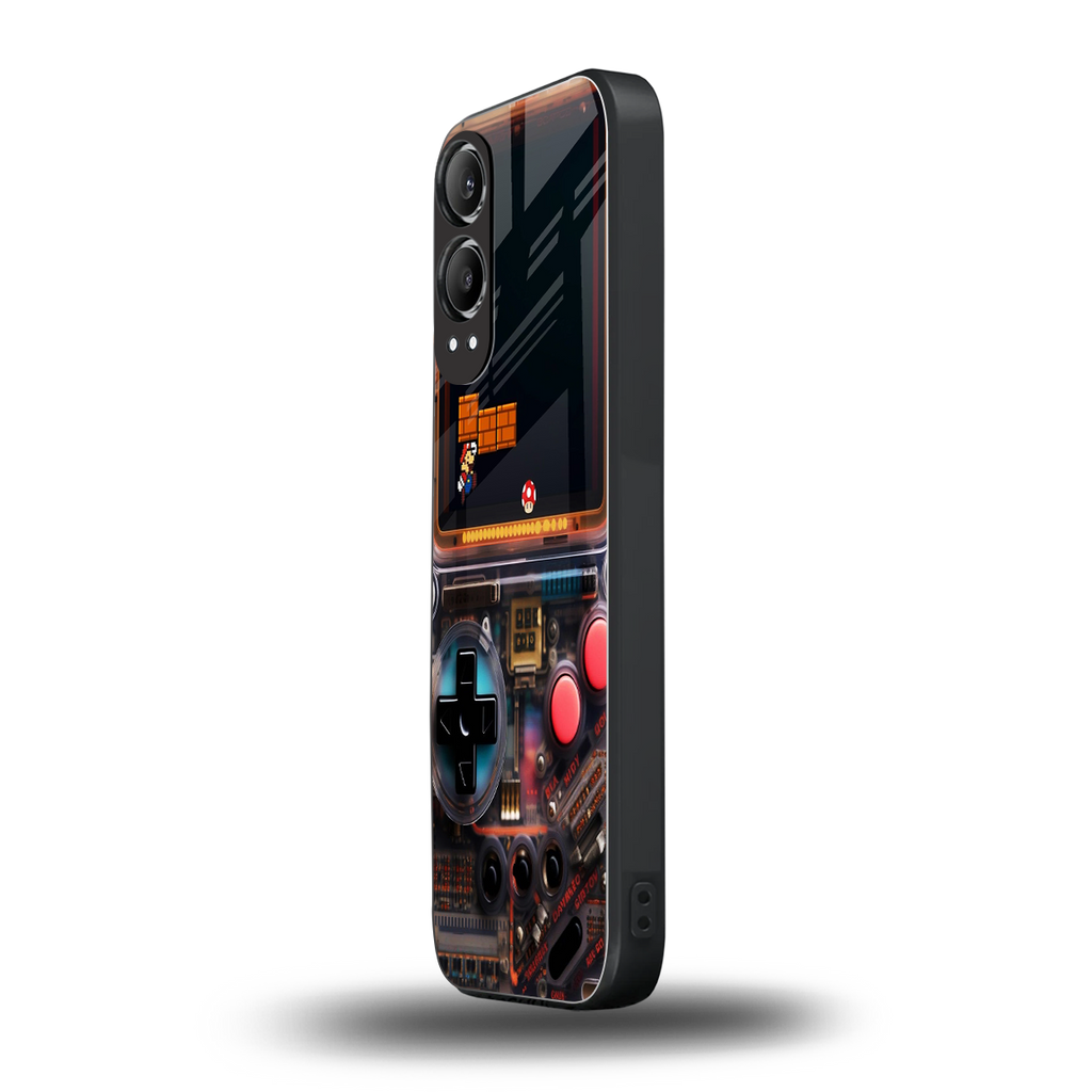 og gameboy back phone cover | glass case for oneplus nord ce 4 lite