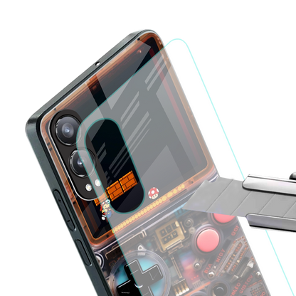 og gameboy back phone cover | glass case for oneplus nord ce 4 lite