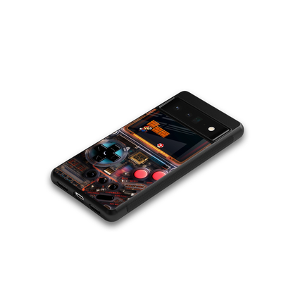 og gameboy back phone cover | glass case for google pixel 6 pro