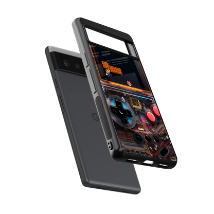og gameboy back phone cover | glass case for Google Pixel 6A