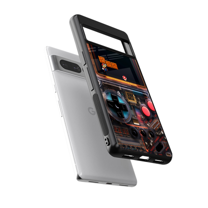 og gameboy back phone cover | glass case for google pixel 7 pro
