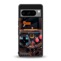 og gameboy back phone cover | glass case for google pixel 8 pro