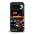 og gameboy back phone cover | glass case for google pixel 9 pro