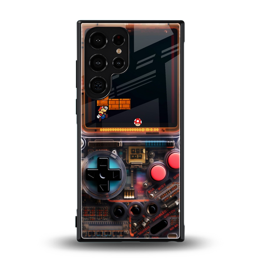 og gameboy back phone cover | glass case for samsung galaxy s24 ultra