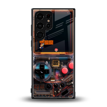 og gameboy back phone cover | glass case for samsung galaxy s23 ultra