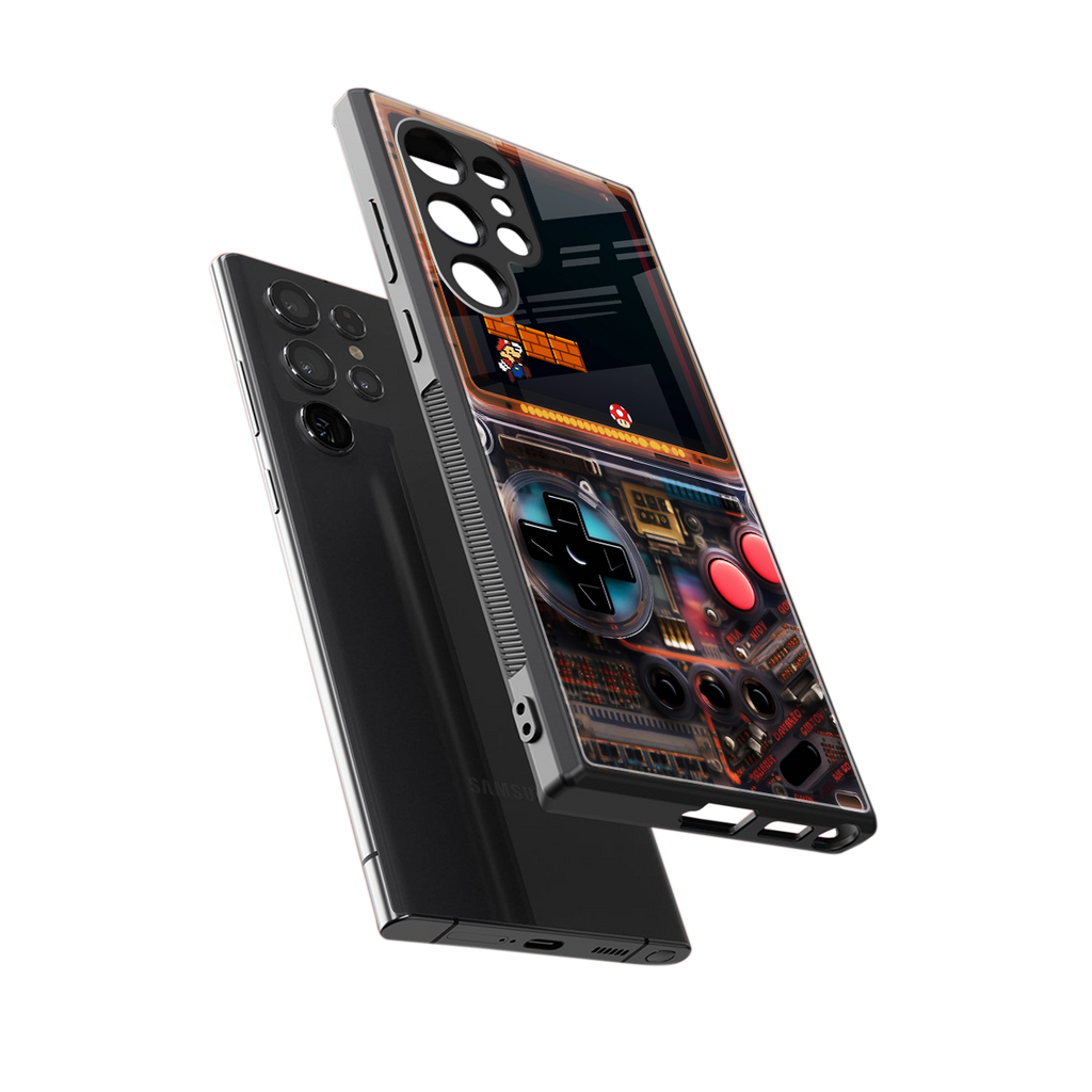 og gameboy back phone cover | glass case for samsung galaxy s23 ultra