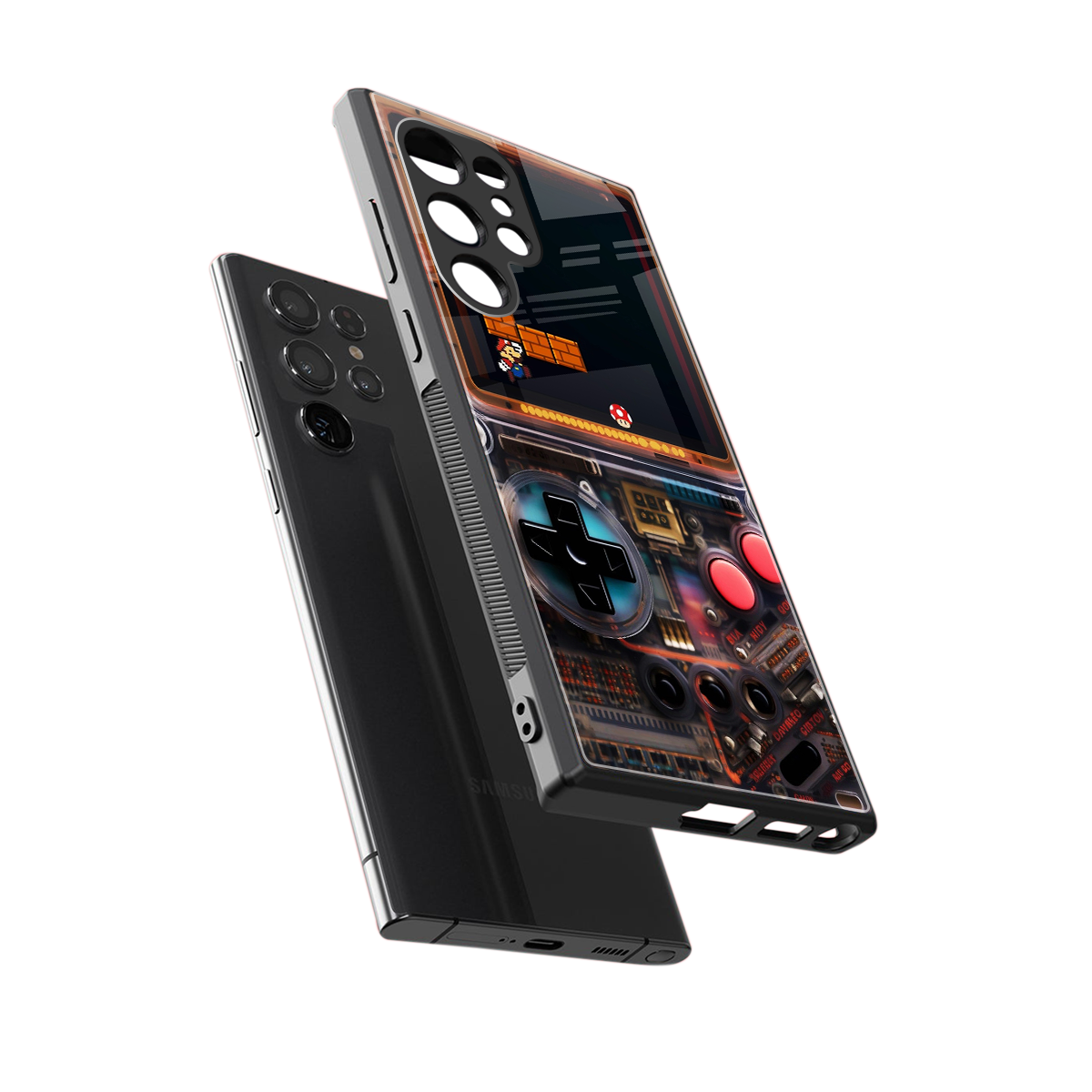 og gameboy back phone cover | glass case for samsung galaxy s23 ultra