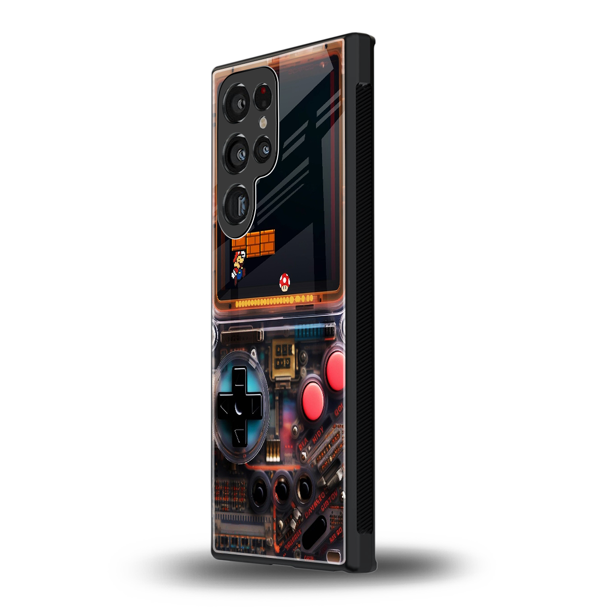 og gameboy back phone cover | glass case for samsung galaxy s23 ultra