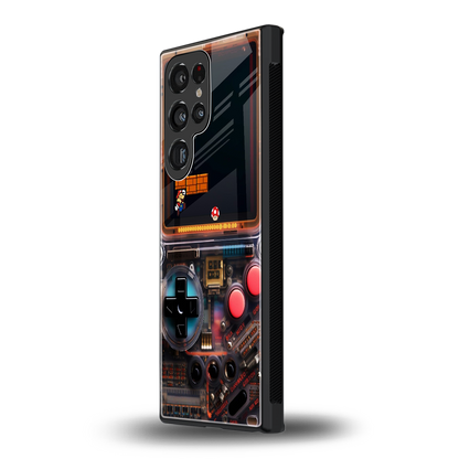 og gameboy back phone cover | glass case for samsung galaxy s23 ultra