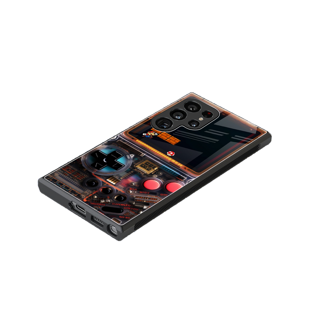 og gameboy back phone cover | glass case for samsung galaxy s23 ultra
