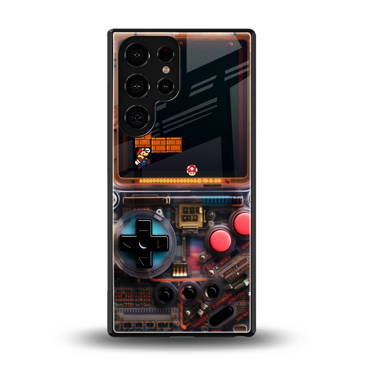 og gameboy back phone cover | glass case for samsung galaxy s25 ultra