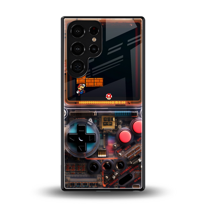 og gameboy back phone cover | glass case for samsung galaxy s25 ultra
