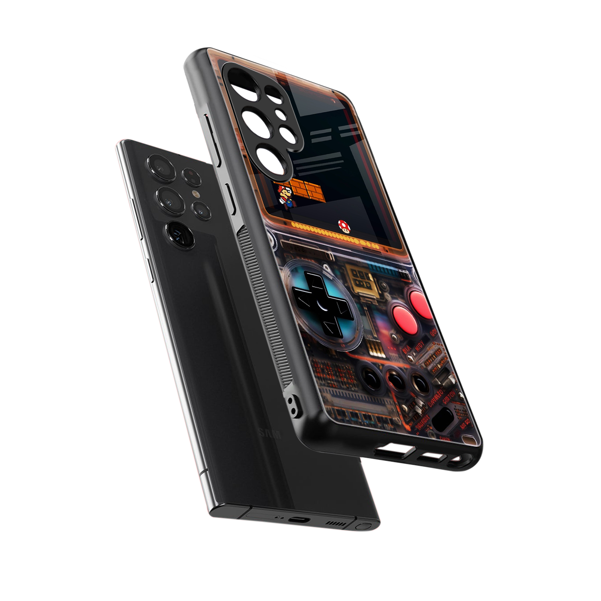 og gameboy back phone cover | glass case for samsung galaxy s25 ultra