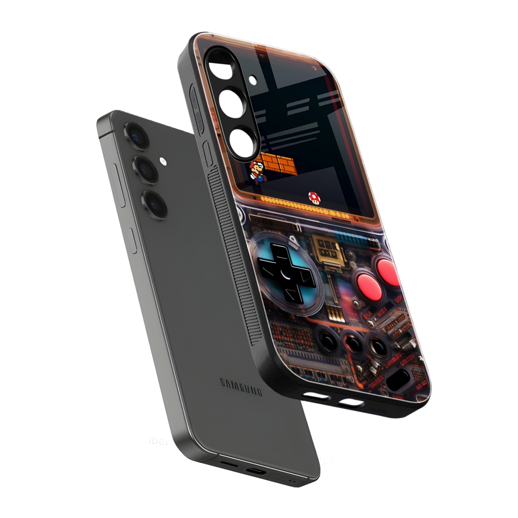 og gameboy back phone cover | glass case for samsung galaxy s24