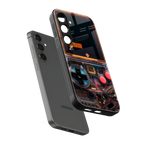 og gameboy back phone cover | glass case for samsung galaxy s24