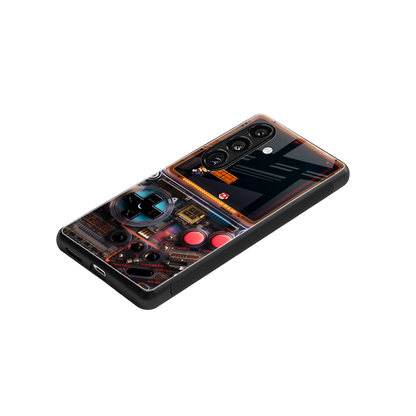 og gameboy back phone cover | glass case for samsung galaxy s24 plus