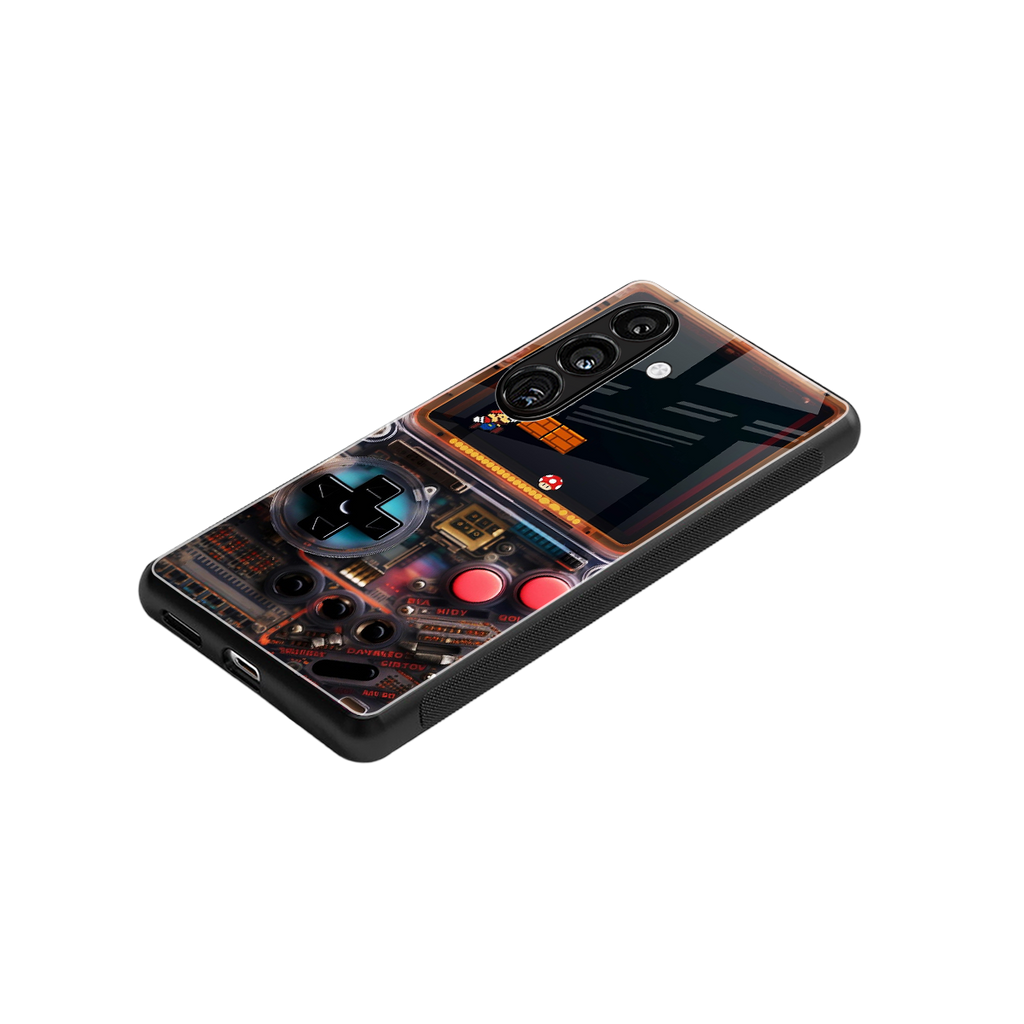og gameboy back phone cover | glass case for samsung galaxy s23 plus